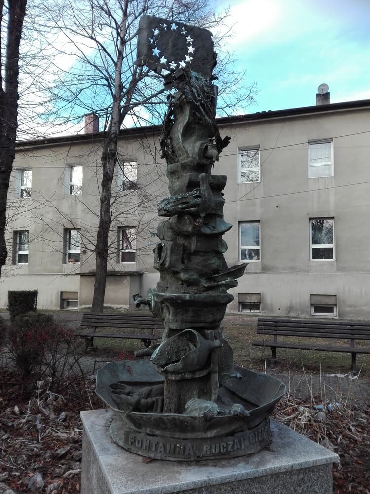 Europejska fontanna `Ruczaj` na Śląsku, Rzeźba miejska i parkowa, Remigiusz Dulko