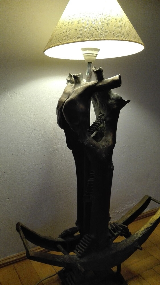 Lampa nocna I, Rzeźba użytkowa w domu, Remigiusz Dulko